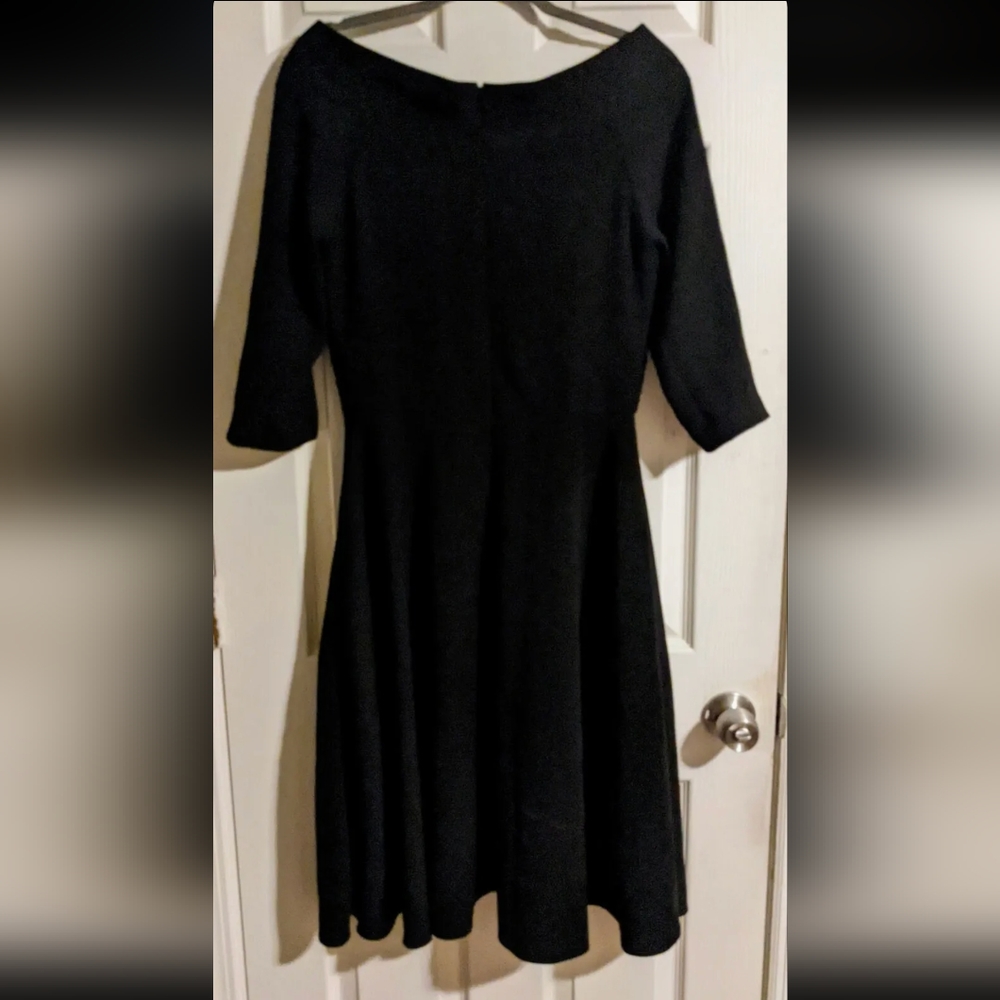 InLove by Marina Bulatkina Dress 10 Audrey Black Fit & Flare - Picture 6 of 7